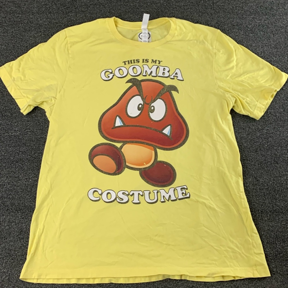 Nintendo This Is My Goomba Costume Size XL shirt